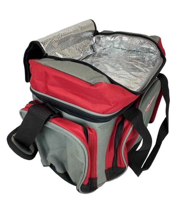 Berkley Betesväska Inkl 4 Askar, Grå/vinröd - Image 3