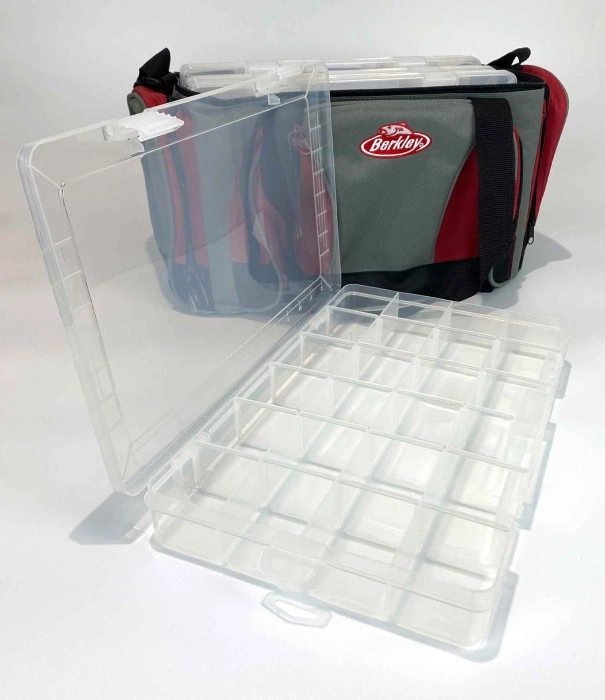 Berkley Betesväska Inkl 4 Askar, Grå/vinröd - Image 4