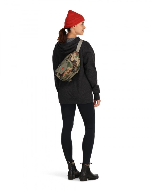 Simms Tributary Hip Pack Woodland Camo - Image 6
