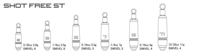 Bumble Bee Down Shot Free Sinker ST - Image 3