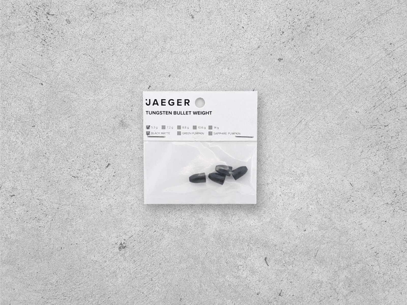 Jaeger Tungsten Bullet Weight Black Matte - Image 2