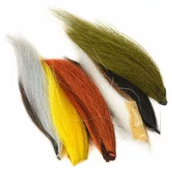 Fly-Dressing Bucktail Assort. 6 Regular Colors