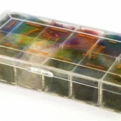 Hareline Slf- Squirrel Dubbing - Dispenser 12 Färger